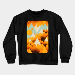 Yellow sand peaks Crewneck Sweatshirt